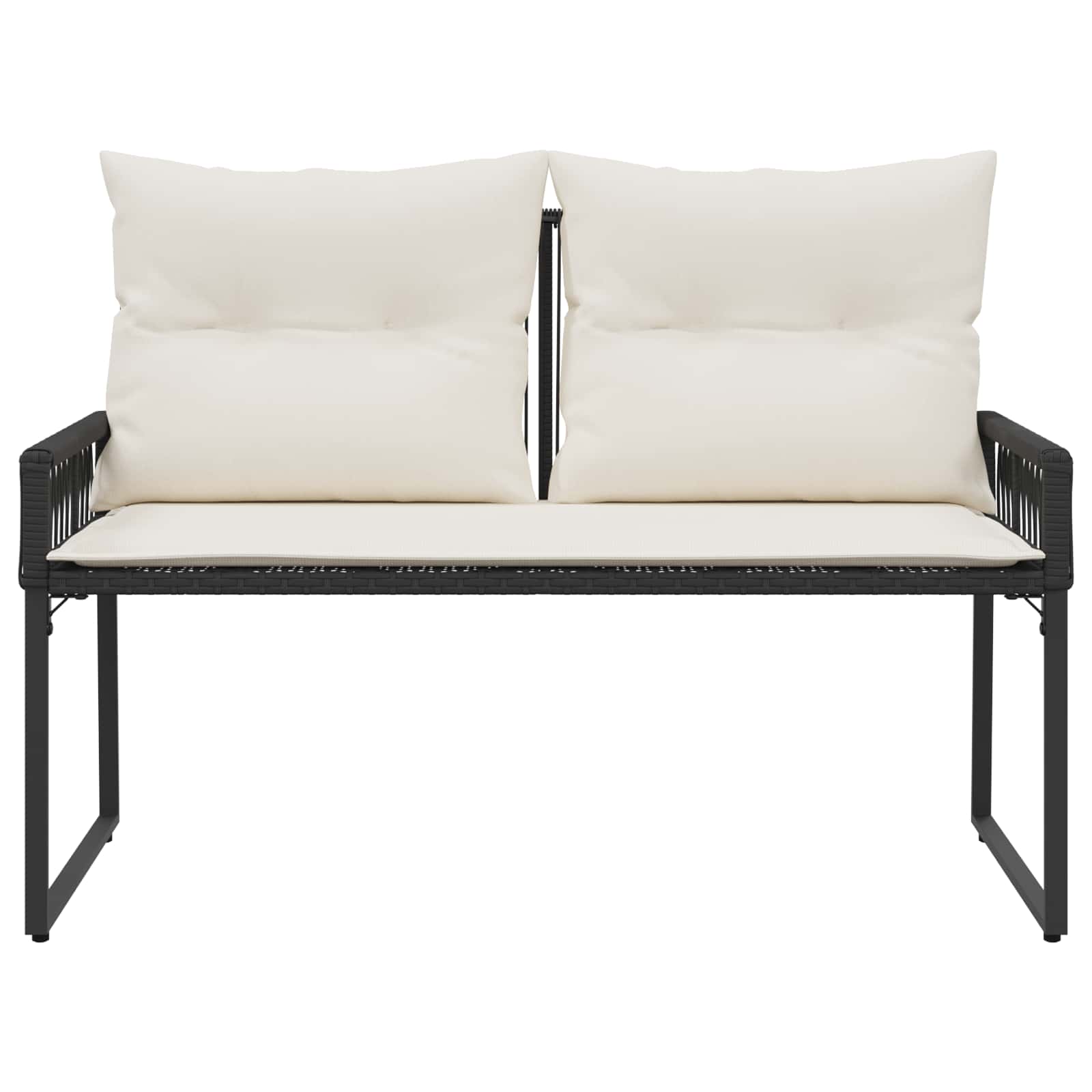 Bank Outdoor 2 -Seater 4 Stk. 110 x 59 x 82 cm Poly-Rattan