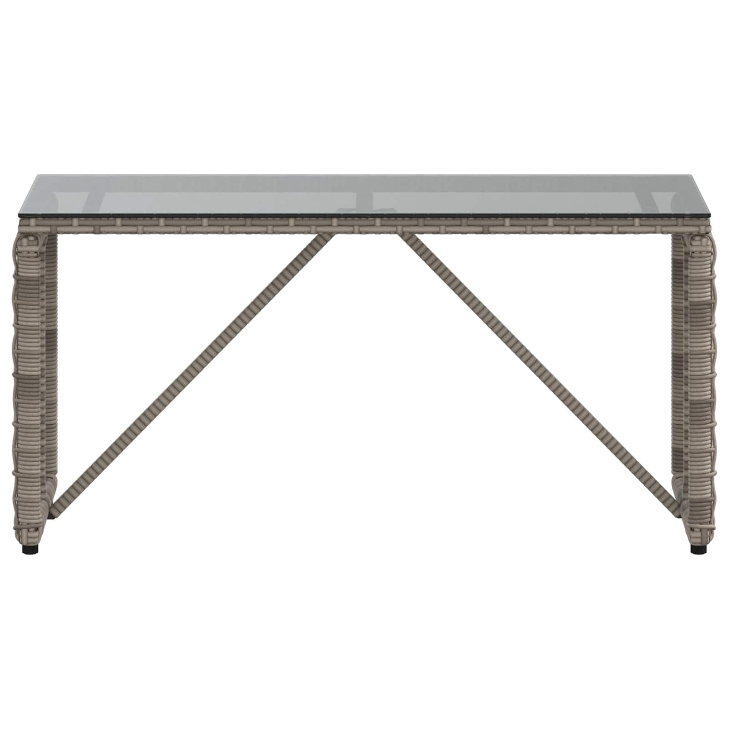 Tisch für Outdoor Grau und Schwarz 80 x 40 x 40 cm