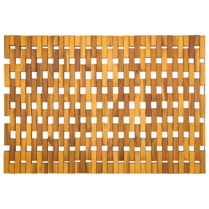Badematten Natur 55 x 80 cm Massivholz Akazie
