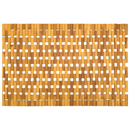 Badematten Natur 65 x 100 cm Massivholz Akazie
