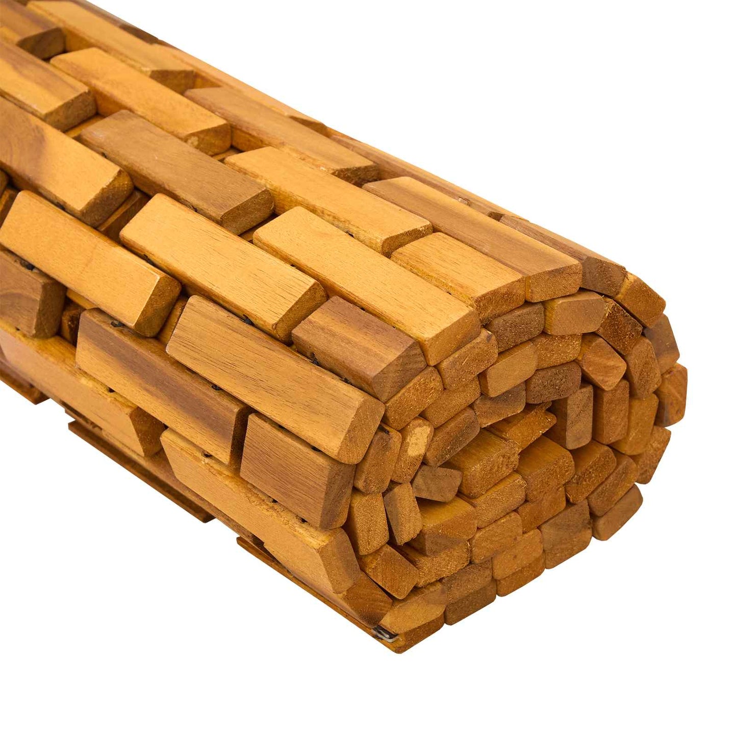 Badematten Natur 105 x 160 cm Massivholz Akazie