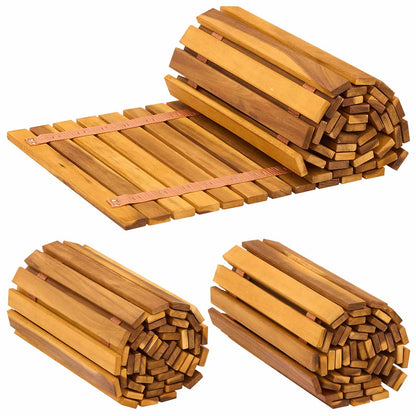 Gartenweg 3 stk. Natur 200 x 40 cm Massivholz Akazie