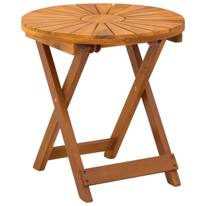 Bistrotisch Natur Ø45 x 45 cm Massivholz Akazie