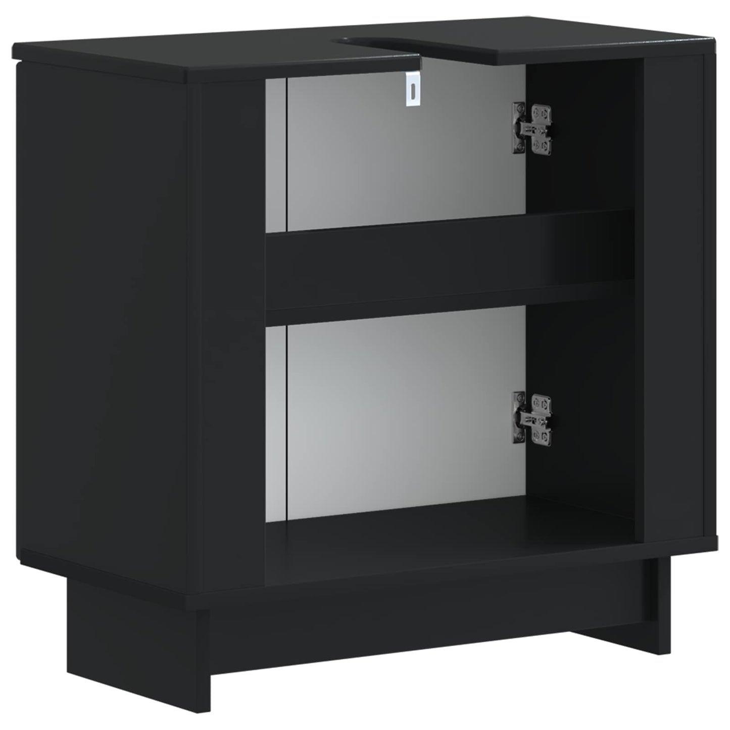 Waschbeckenschrank EDE Schwarz 59,5 x 31,5 x 59 cm