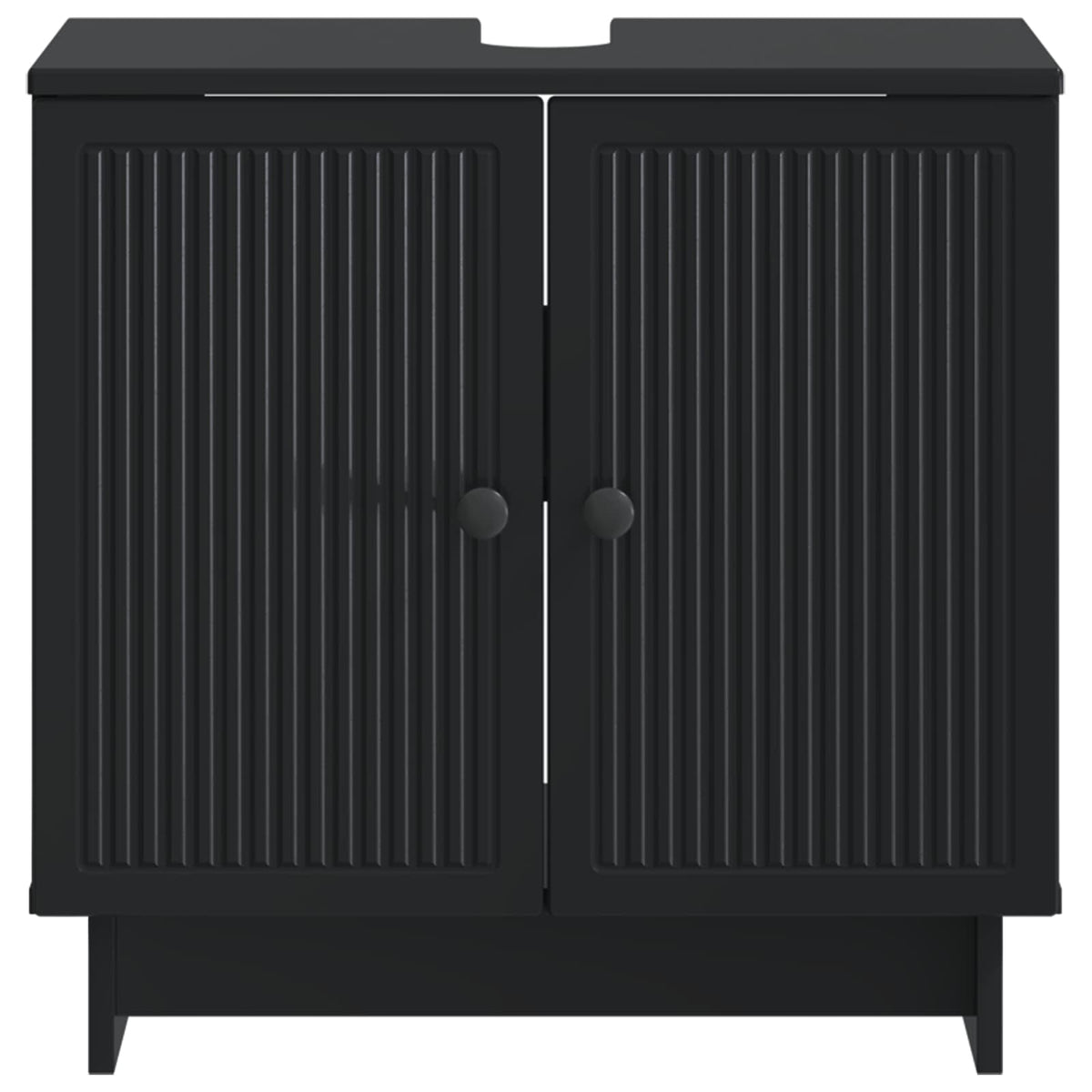 Waschbeckenschrank EDE Schwarz 59,5 x 31,5 x 59 cm