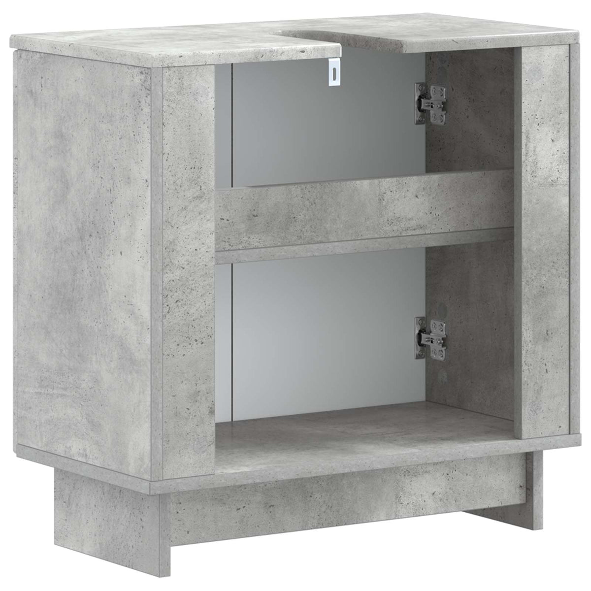Waschbeckenschrank EDE Betongrau 59,5 x 31,5 x 59 cm