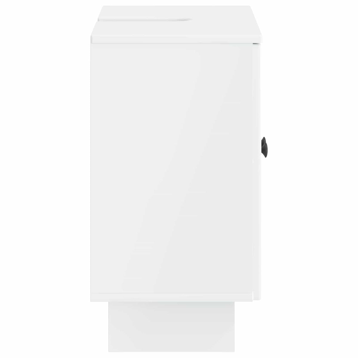 Waschbeckenschrank EDE Hochglanz Weiß 59,5 x 31,5 x 59 cm