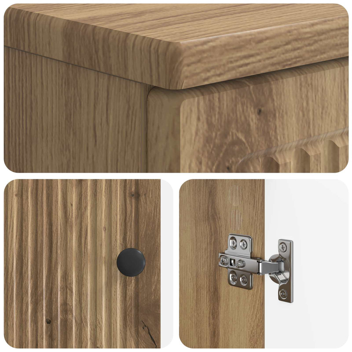 Waschbeckenschrank EDE Artisan-Eiche 59,5 x 31,5 x 59 cm