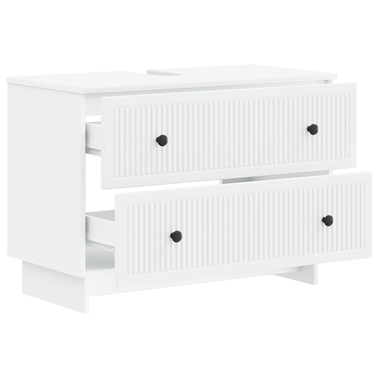 Waschbeckenschrank EDE Weiß 82 x 41 x 59 cm Holzwerkstoff