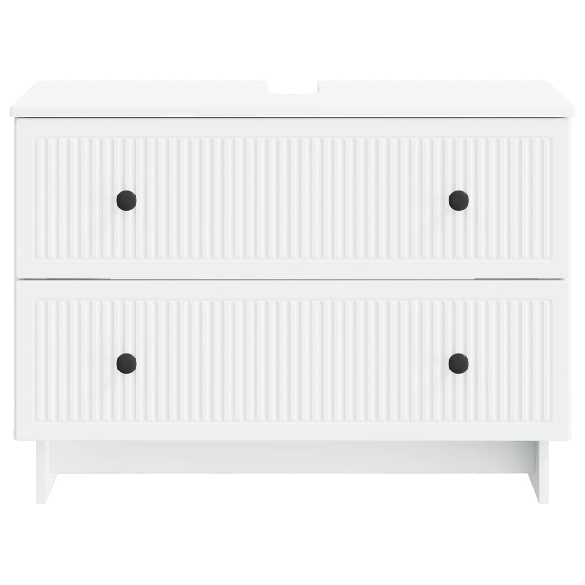 Waschbeckenschrank EDE Weiß 82 x 41 x 59 cm Holzwerkstoff