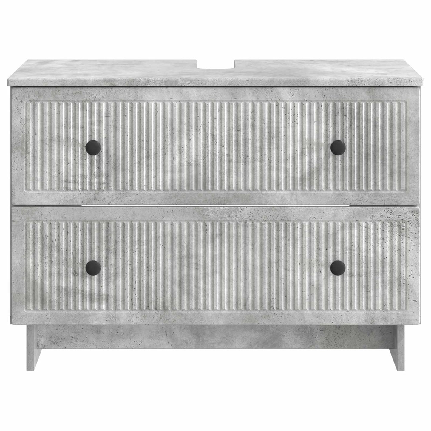 Waschbeckenschrank EDE Betongrau 82 x 41 x 59 cm Holzwerkstoff