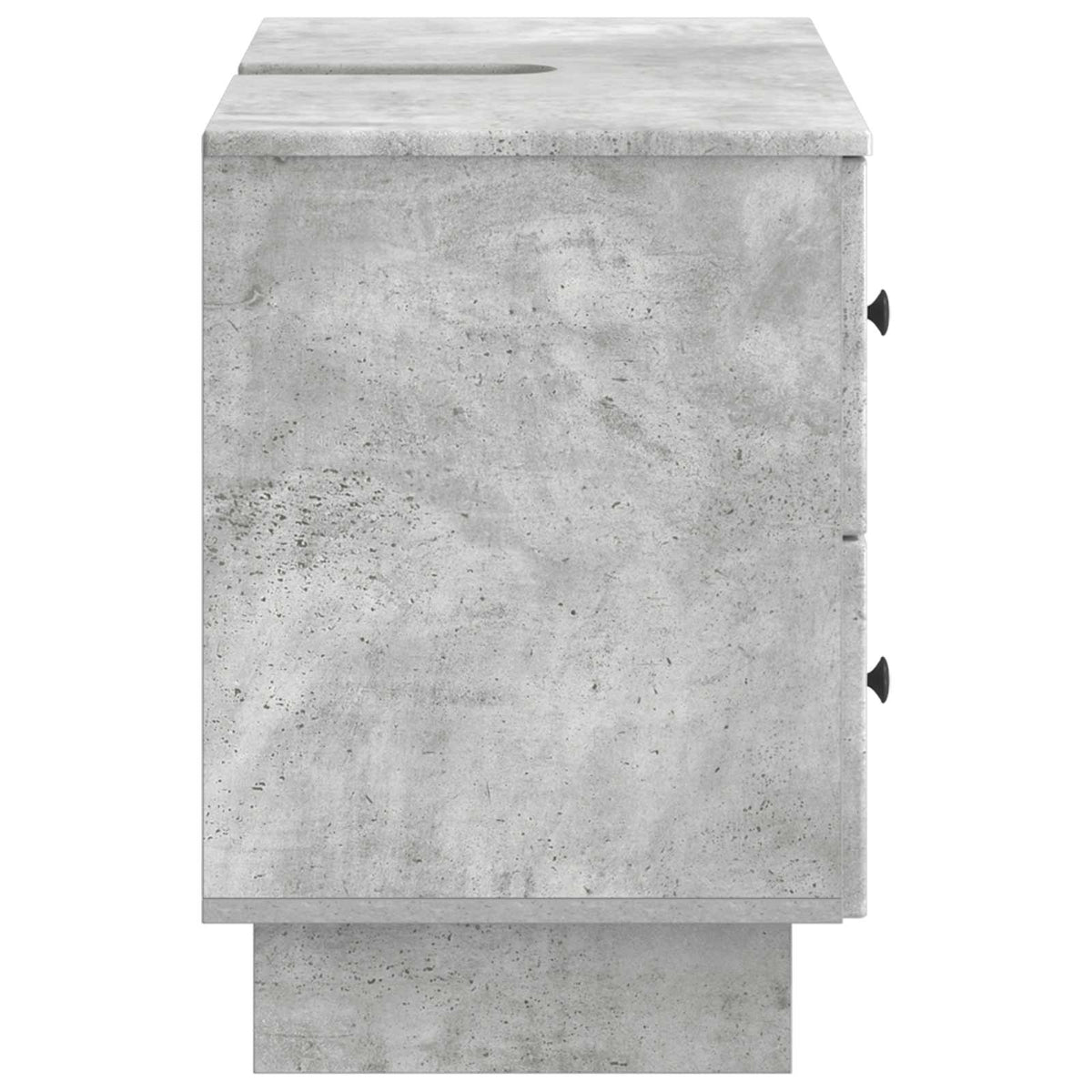 Waschbeckenschrank EDE Betongrau 82 x 41 x 59 cm Holzwerkstoff