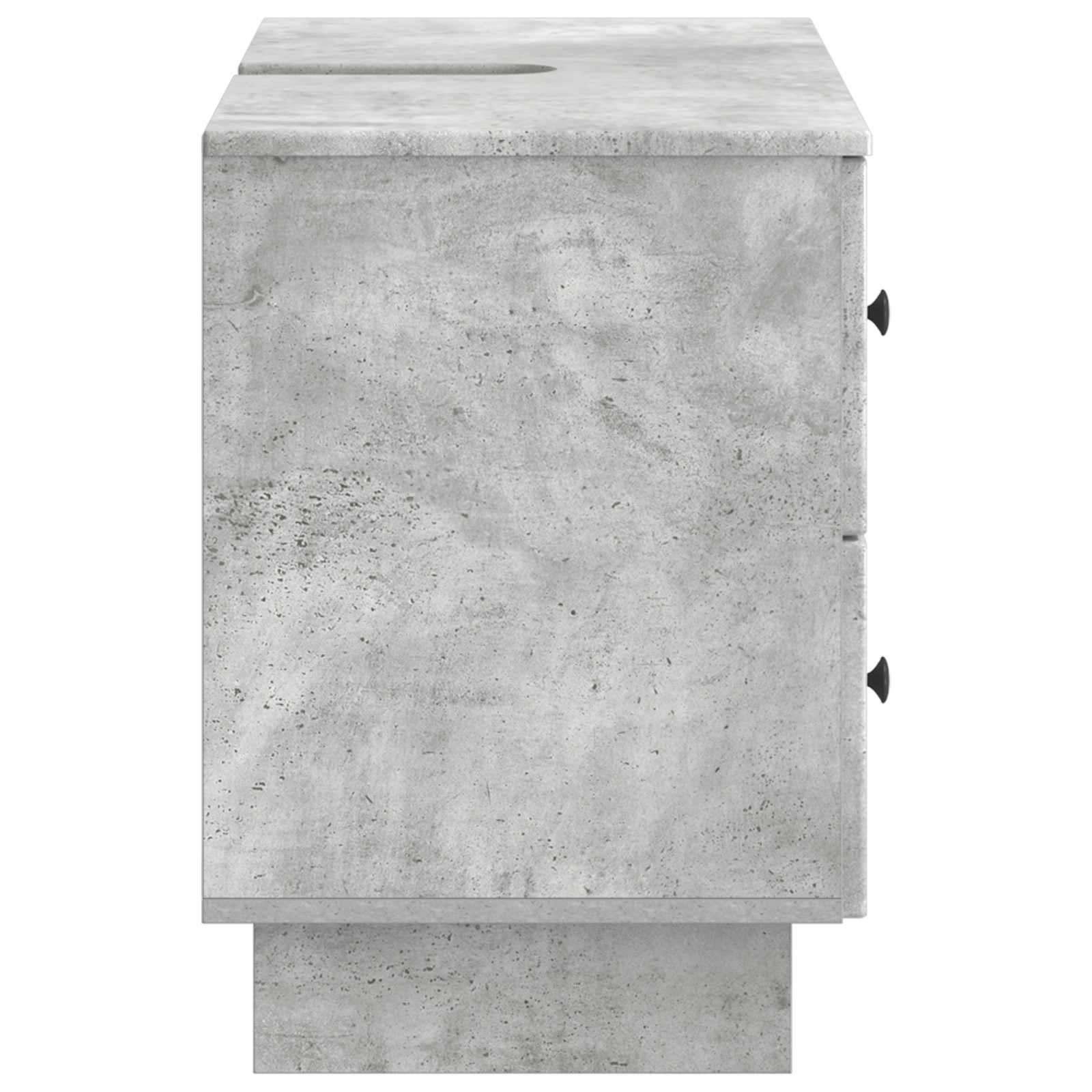 Waschbeckenschrank EDE Betongrau 82 x 41 x 59 cm Holzwerkstoff