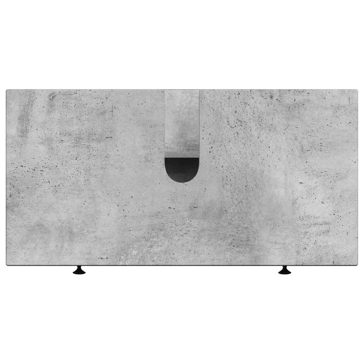 Waschbeckenschrank EDE Betongrau 82 x 41 x 59 cm Holzwerkstoff