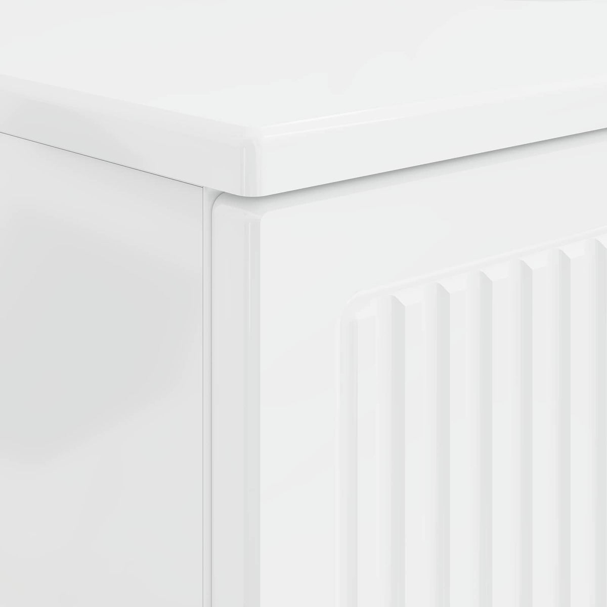 Waschbeckenschrank EDE Hochglanz Weiß 82 x 41 x 59 cm