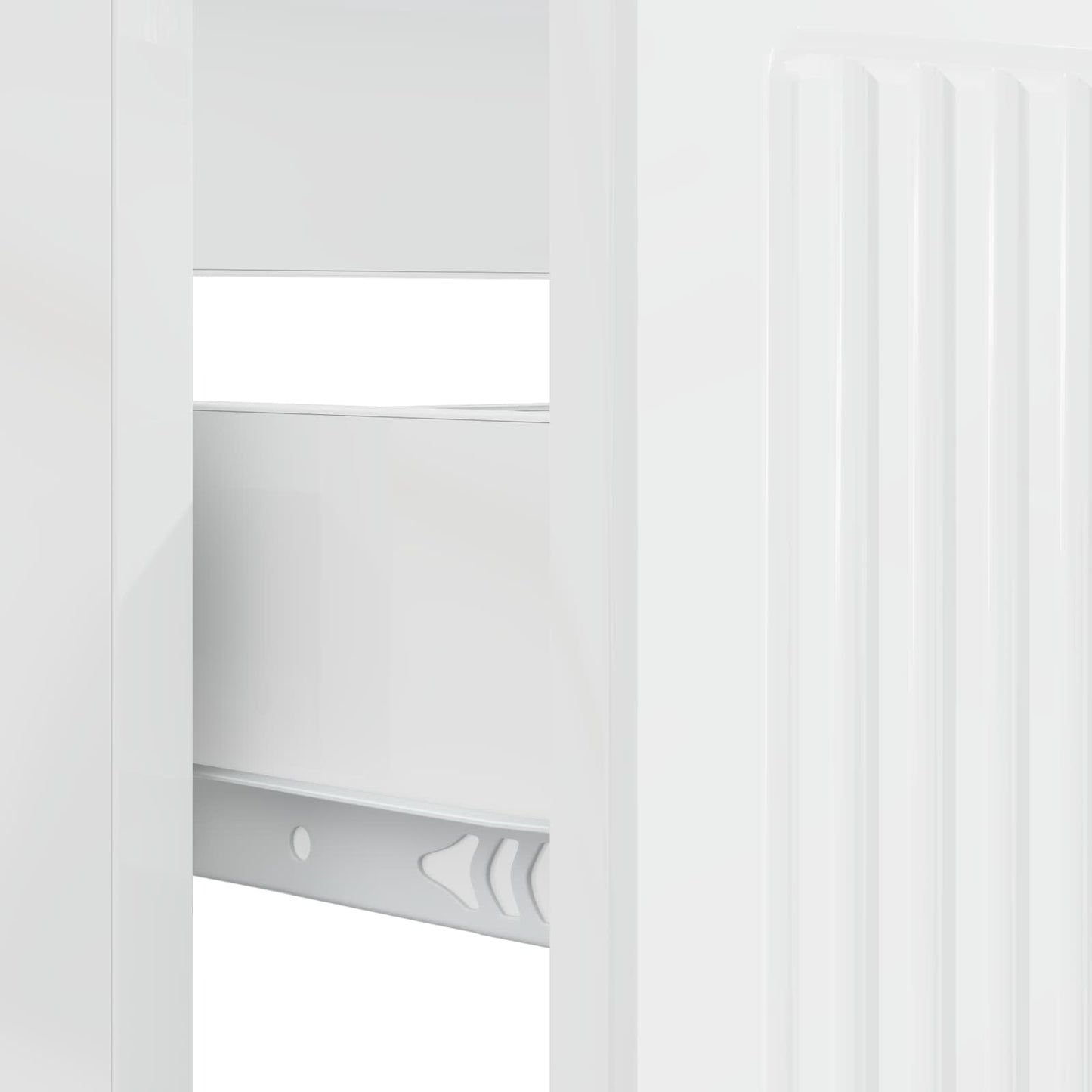 Waschbeckenschrank EDE Hochglanz Weiß 82 x 41 x 59 cm
