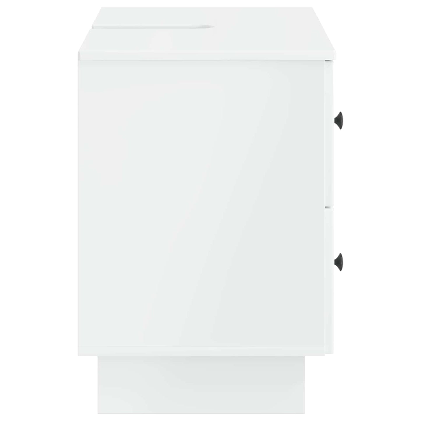 Waschbeckenschrank EDE Hochglanz Weiß 82 x 41 x 59 cm