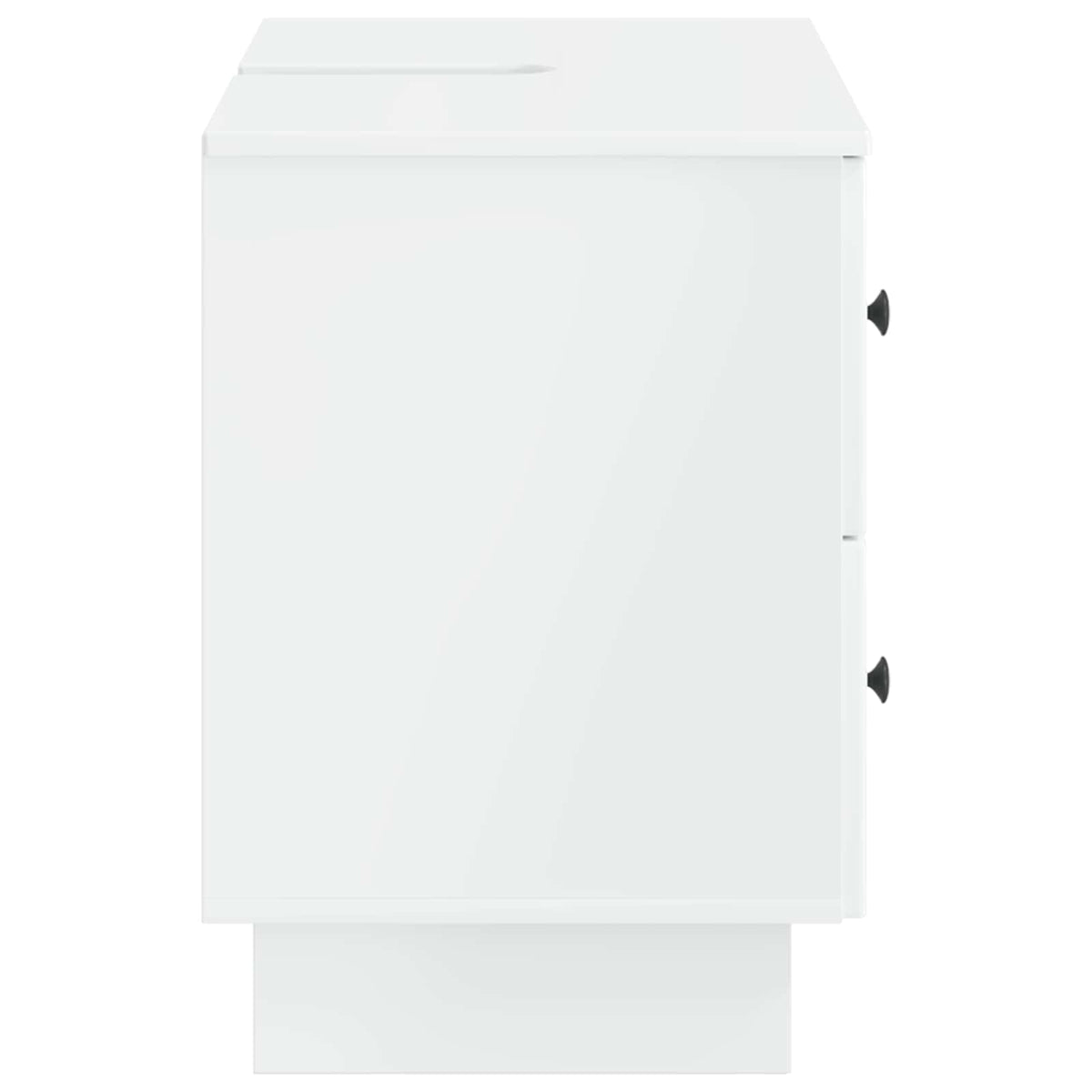Waschbeckenschrank EDE Hochglanz Weiß 82 x 41 x 59 cm