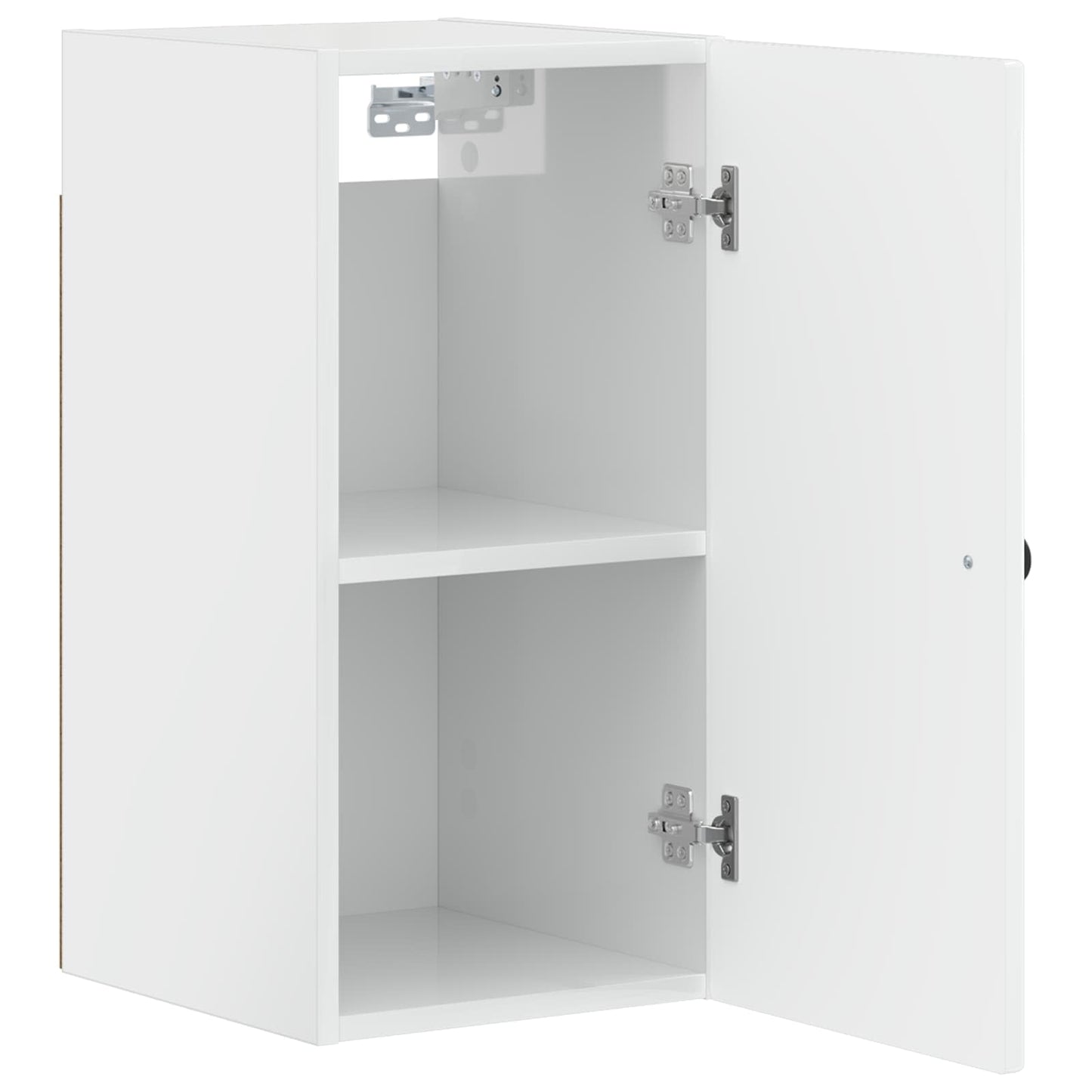 Badezimmer-Wandschrank EDE Hochglanz Weiß 30 x 31 x 59 cm
