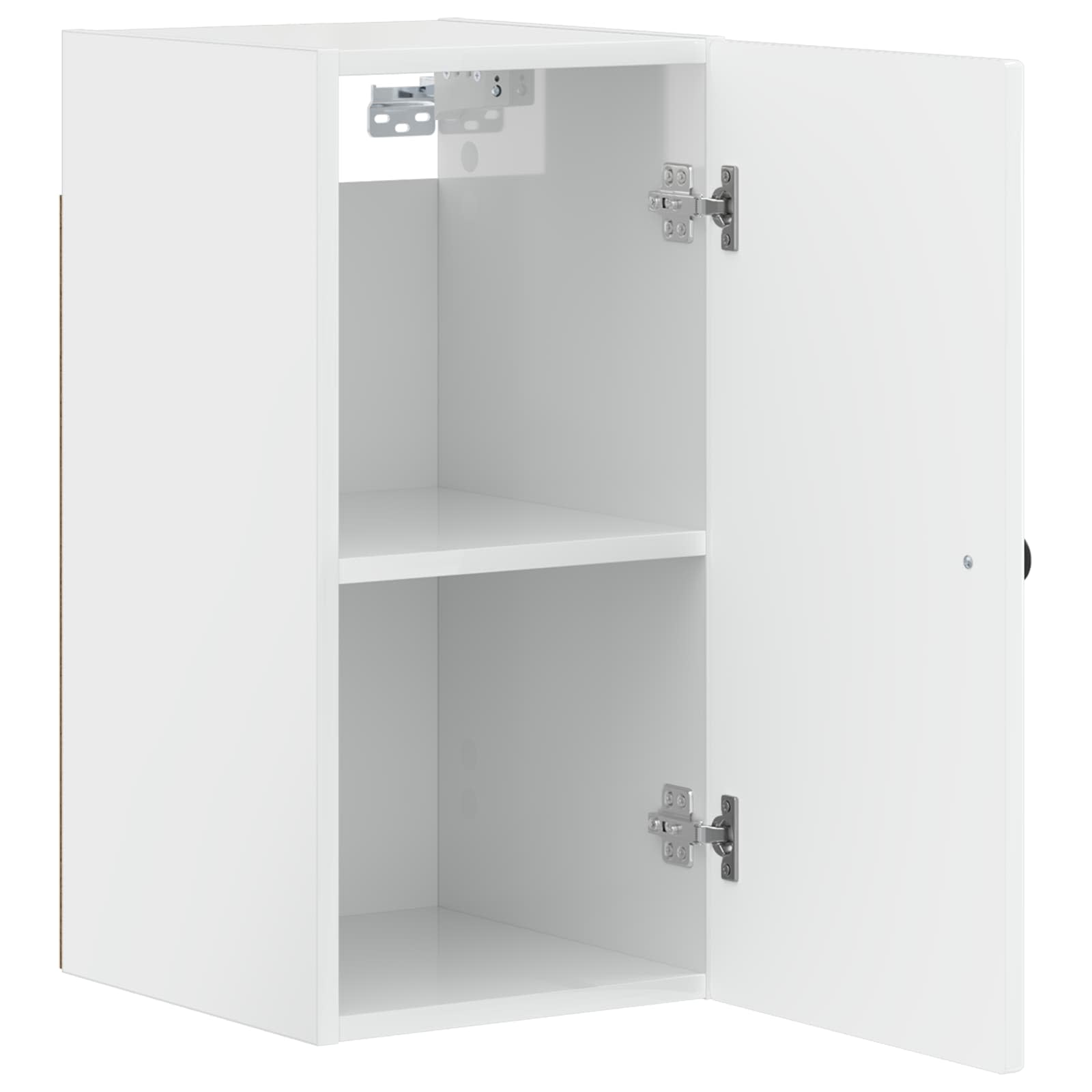 Badezimmer-Wandschrank EDE Hochglanz Weiß 30 x 31 x 59 cm