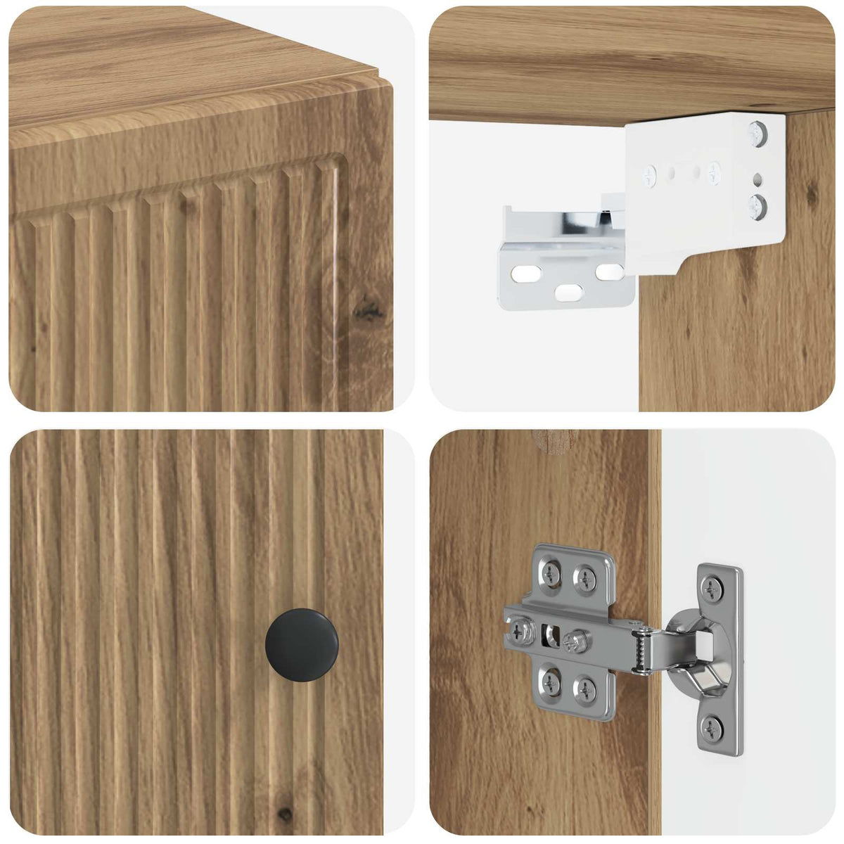 Badezimmer-Wandschrank EDE Artisan-Eiche 30 x 31 x 59 cm