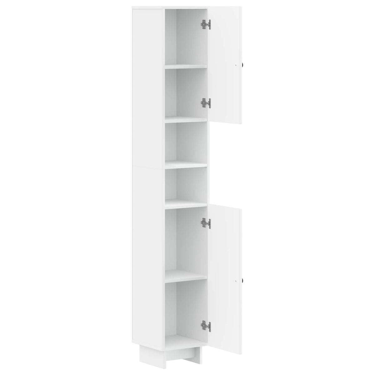 Badezimmerschrank mit offenem Regal EDE Weiß 30 x 31 x 190 cm