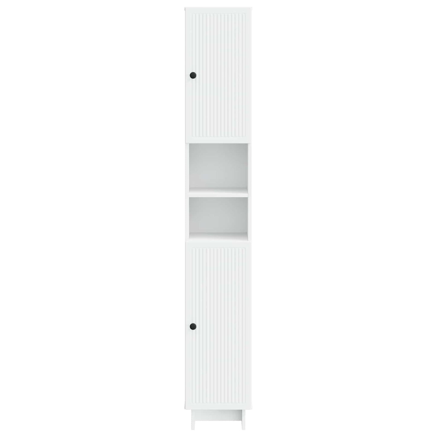 Badezimmerschrank mit offenem Regal EDE Weiß 30 x 31 x 190 cm