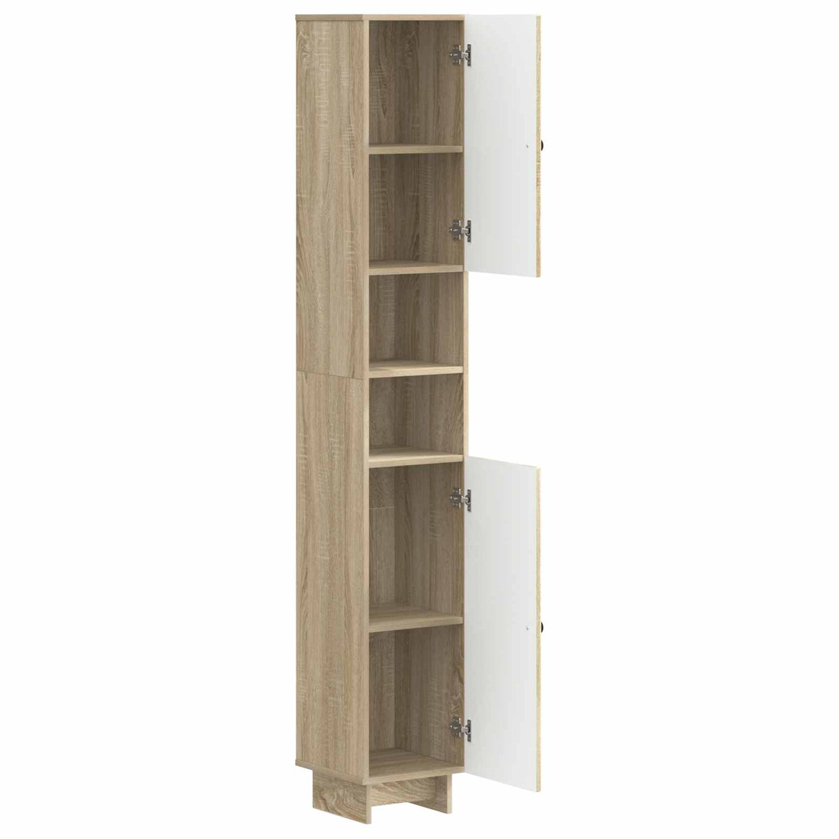 Badezimmerschrank mit offenem Regal EDE Sonoma-Eiche