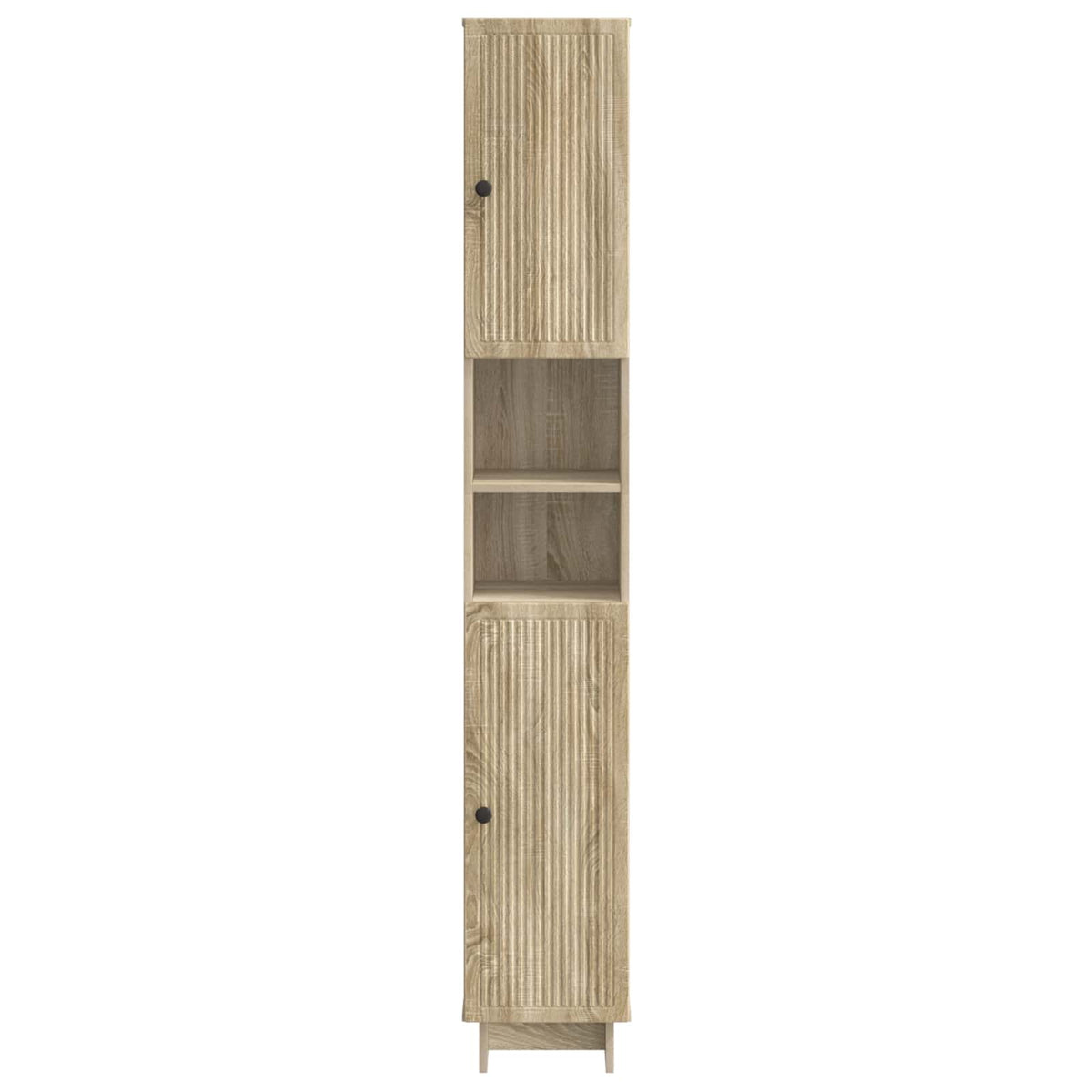 Badezimmerschrank mit offenem Regal EDE Sonoma-Eiche