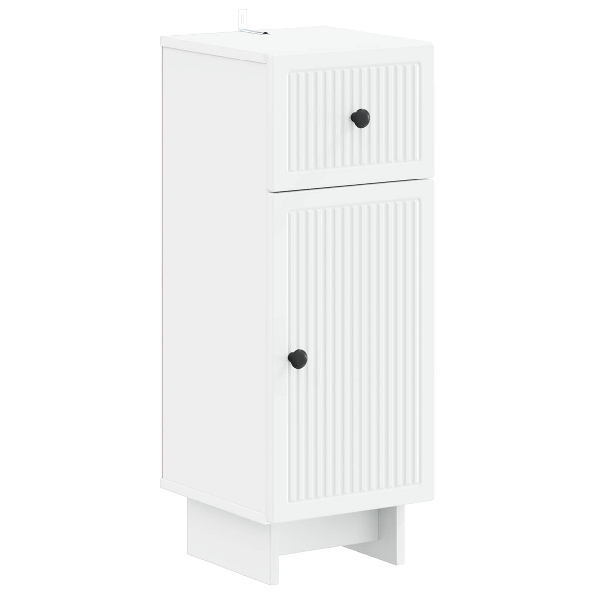 Badezimmer Aufbewahrungsschrank EDE Weiß 30 x 31 x 80 cm