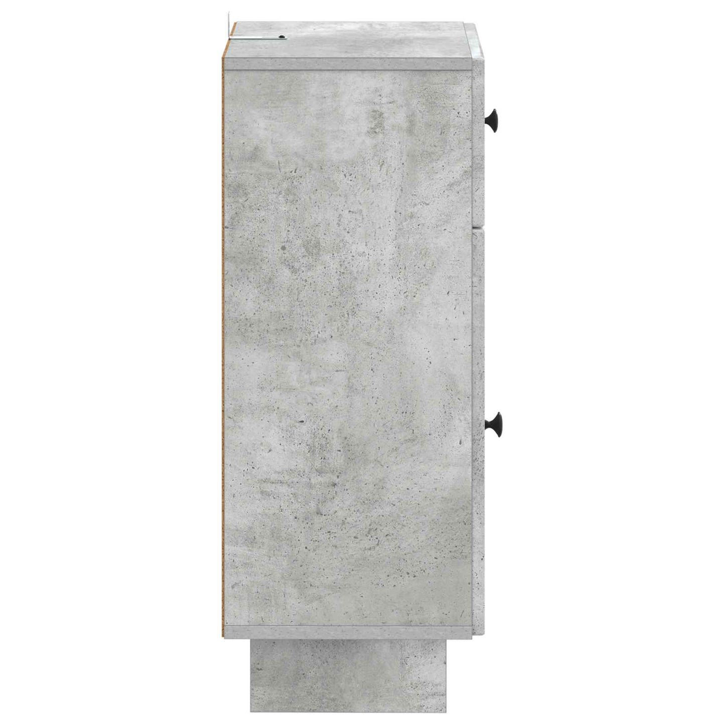 Badezimmer Aufbewahrungsschrank EDE Betongrau 30 x 31 x 80 cm