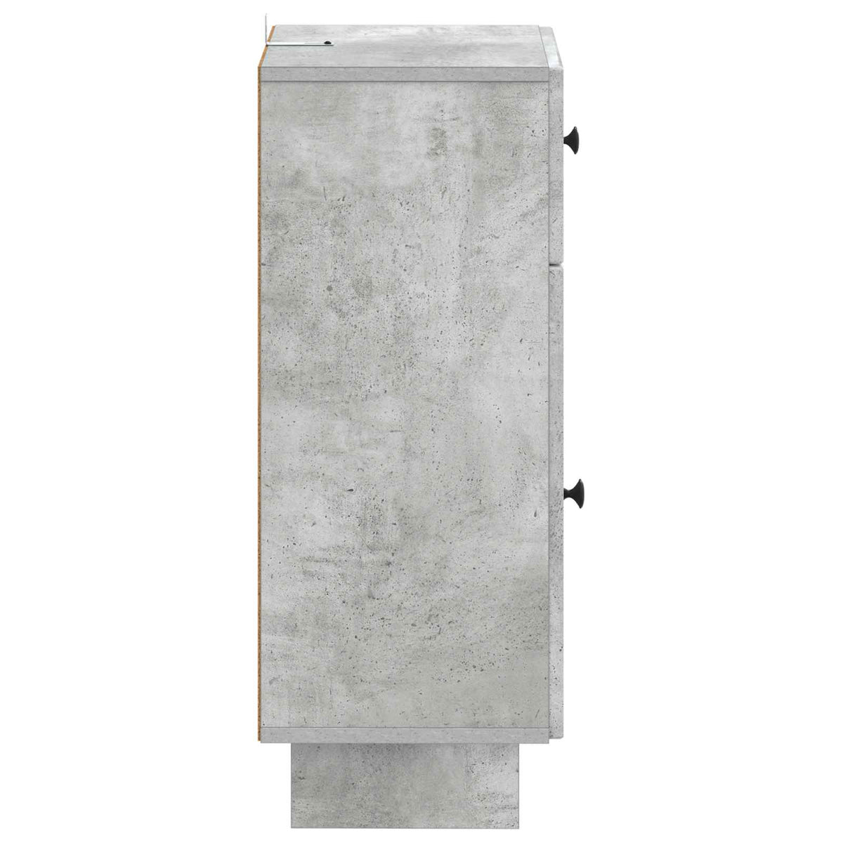 Badezimmer Aufbewahrungsschrank EDE Betongrau 30 x 31 x 80 cm