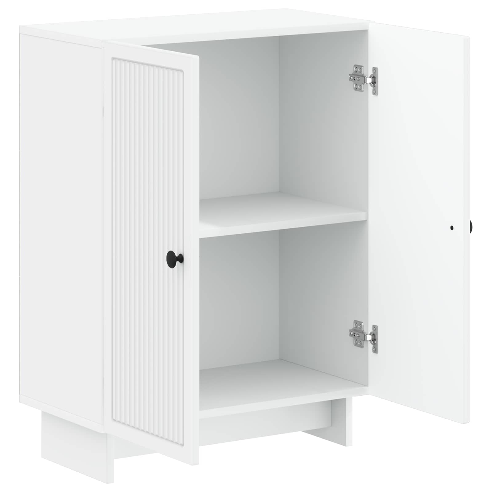 Badezimmer Aufbewahrungsschrank EDE Weiß 59,5 x 31 x 80 cm