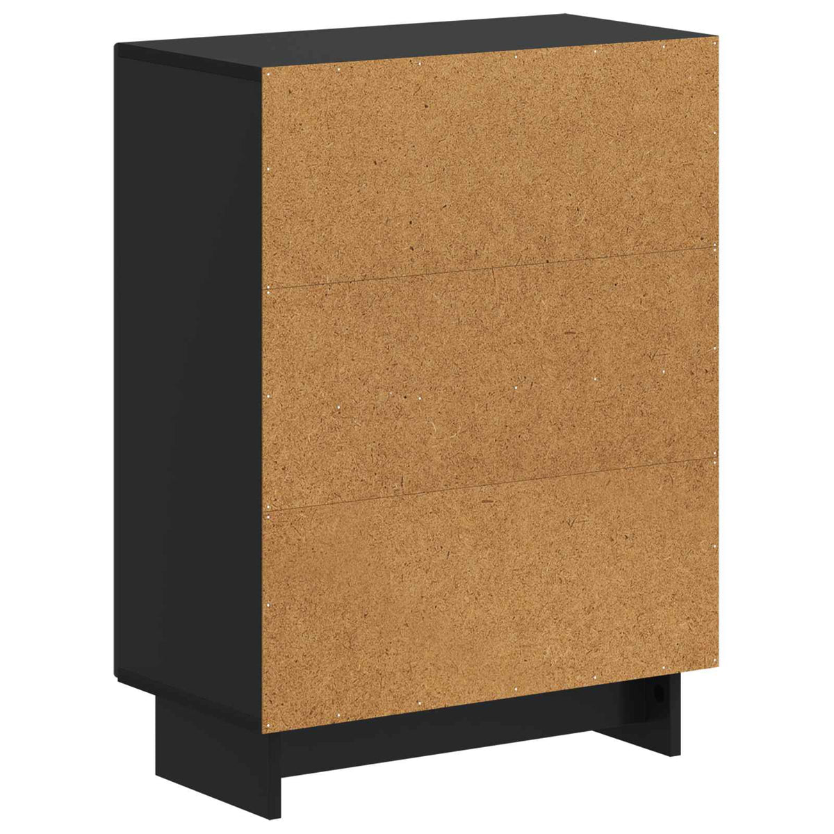 Badezimmer Aufbewahrungsschrank EDE Schwarz 59,5 x 31 x 80 cm