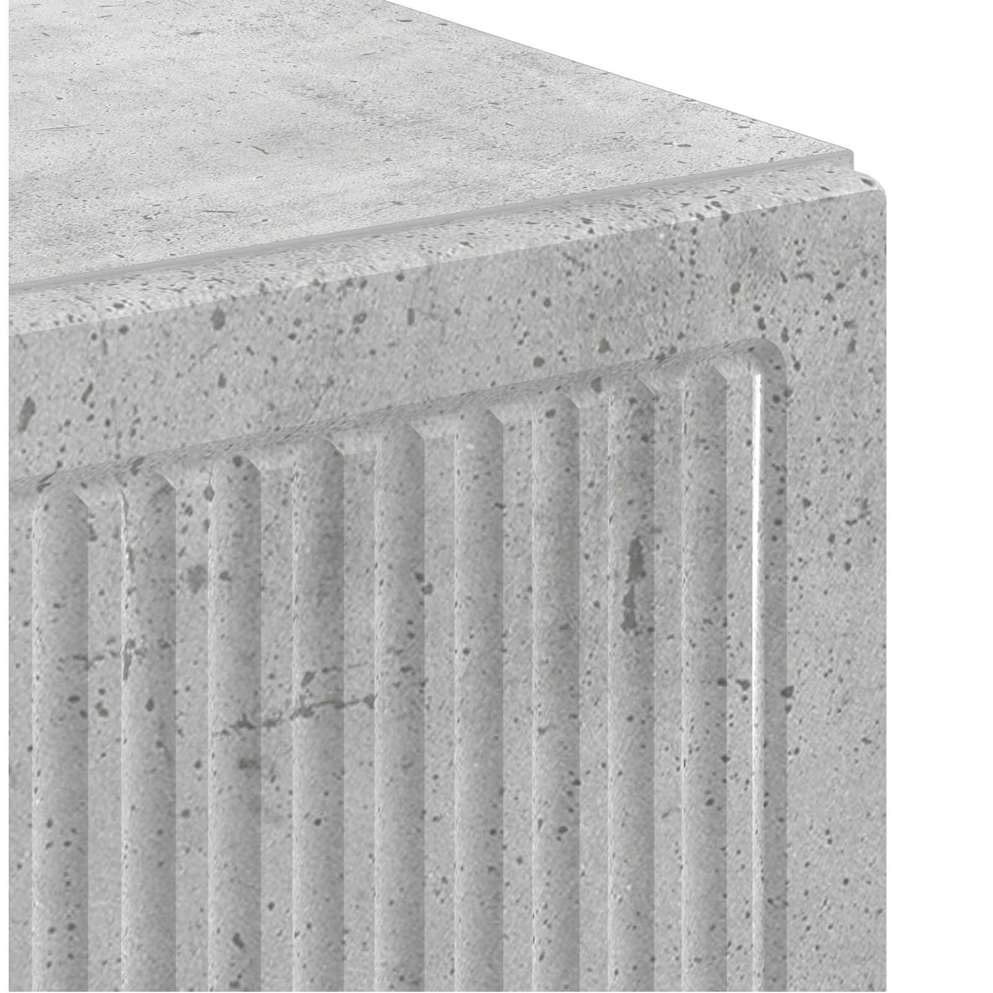 Badezimmer Aufbewahrungsschrank EDE Betongrau 59,5 x 31 x 80 cm