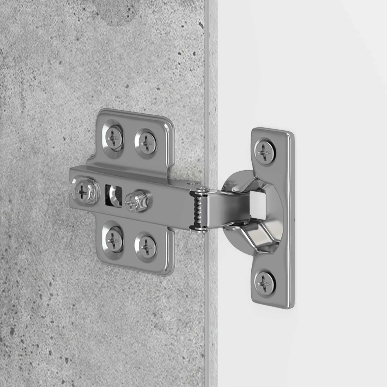 Badezimmer Aufbewahrungsschrank EDE Betongrau 59,5 x 31 x 80 cm