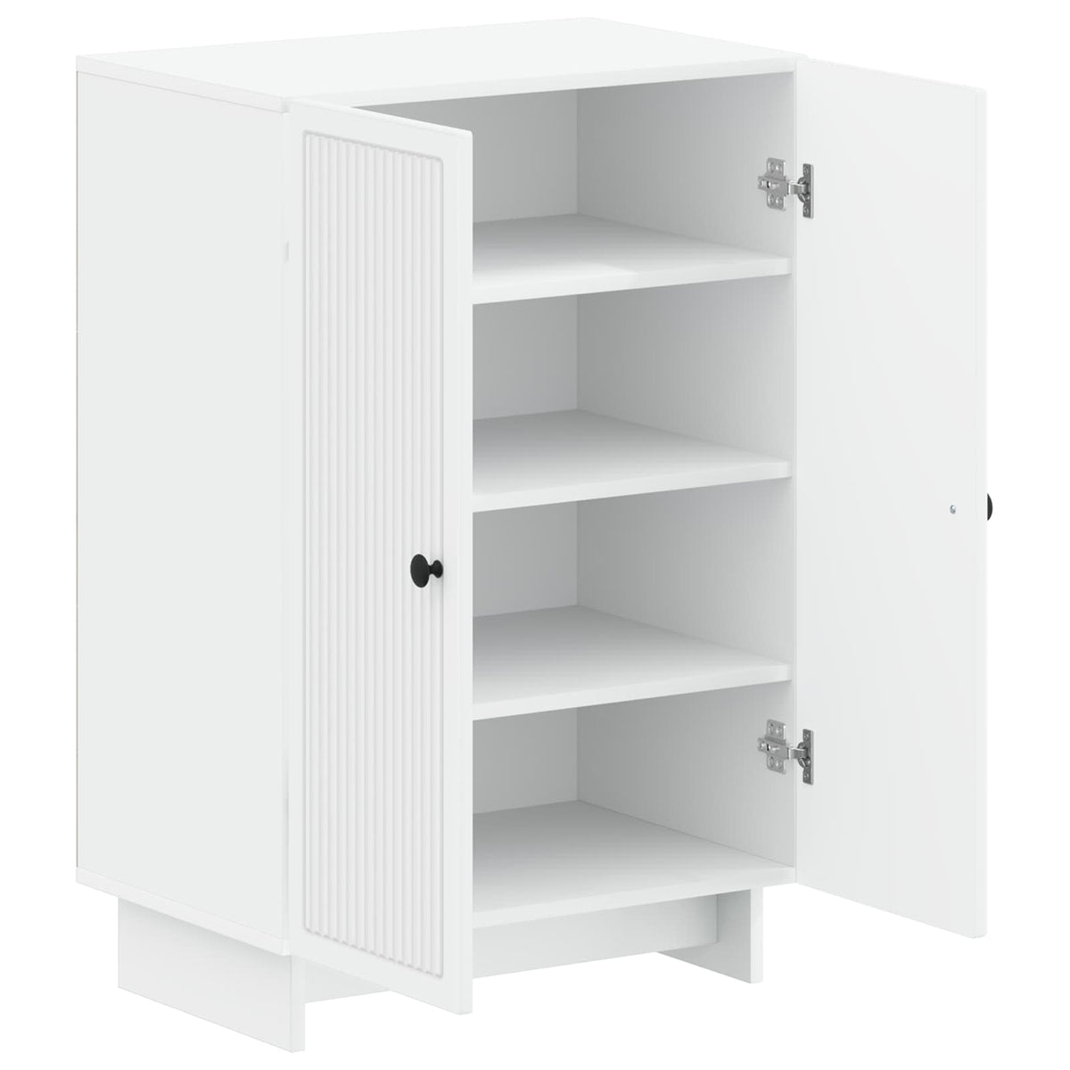 Schuhschrank EDE 59,5 x 39,5 x 90 cm Holzwerkstoff Weiß