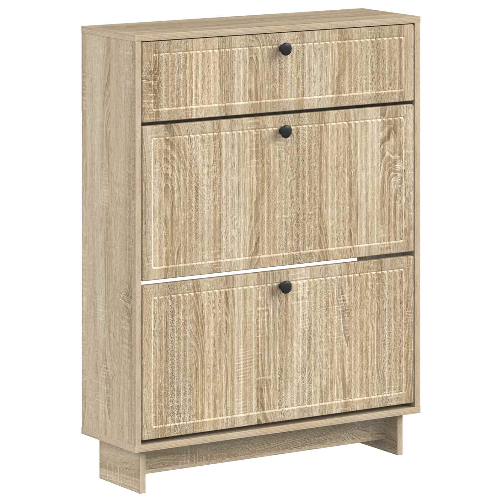 Schuhschrank EDE 78 x 24 x 103 cm Holzwerkstoff Sonoma-Eiche