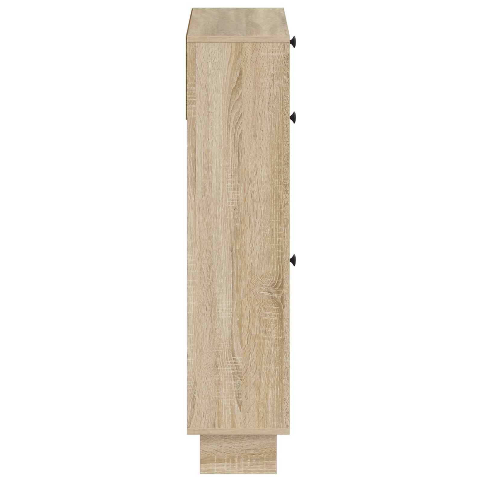 Schuhschrank EDE 78 x 24 x 103 cm Holzwerkstoff Sonoma-Eiche