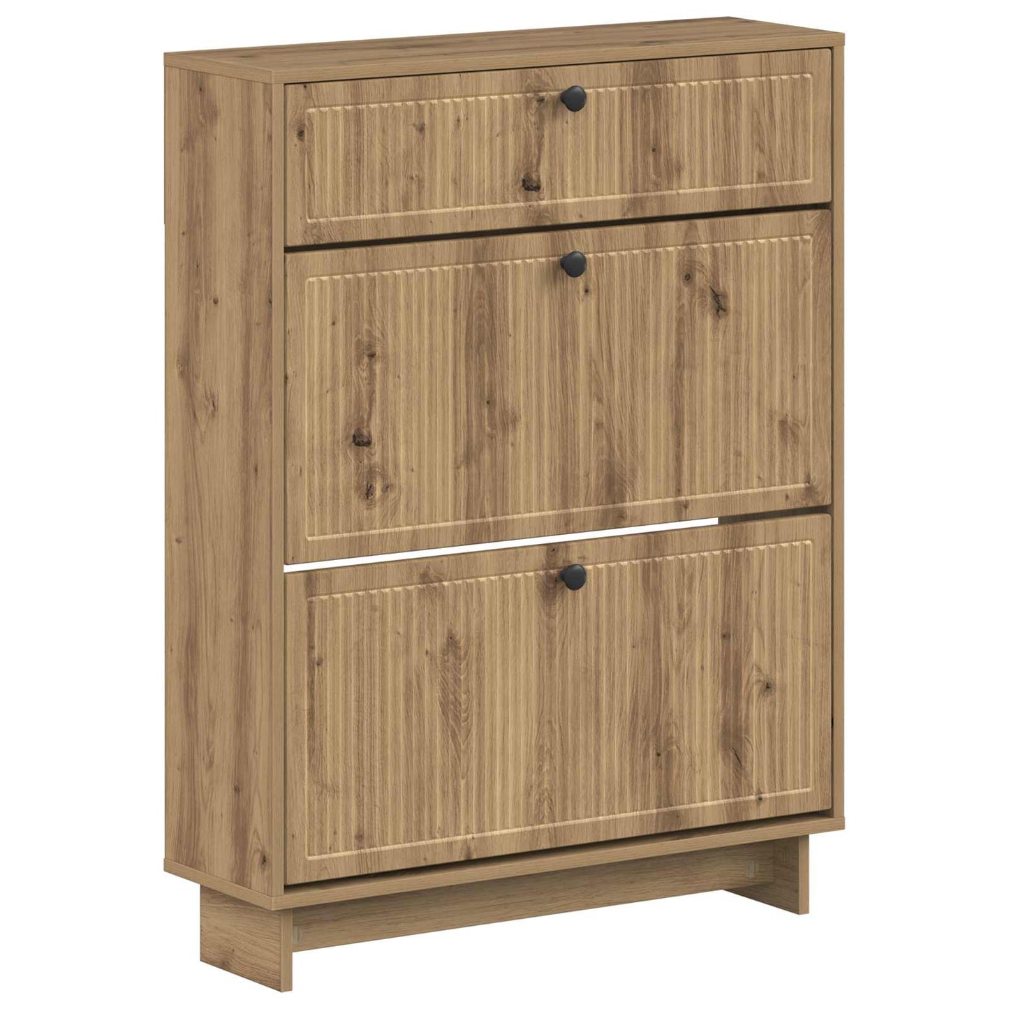 Schuhschrank EDE 78 x 24 x 103 cm Holzwerkstoff Artisan-Eiche