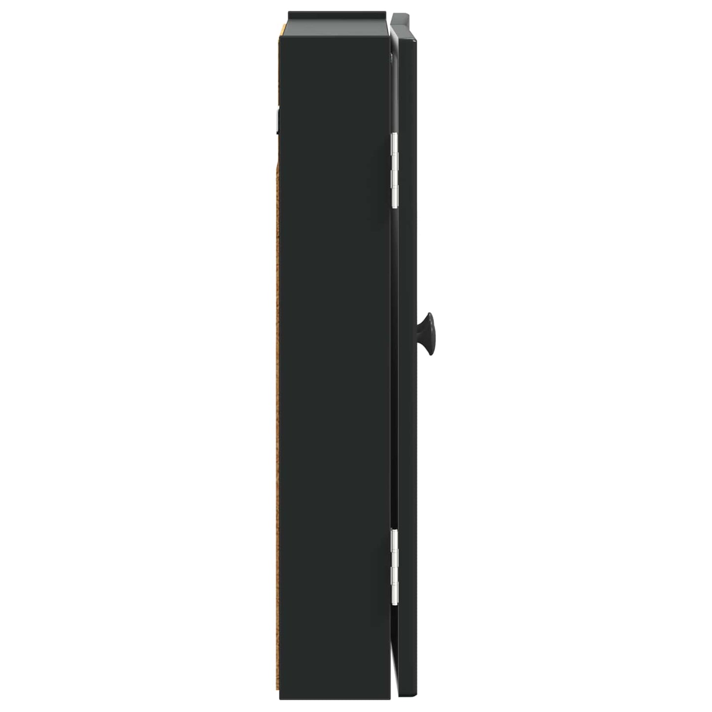 Dartboard Schrank EDE Schwarz 52,5 x 10,5 x 53,5 cm