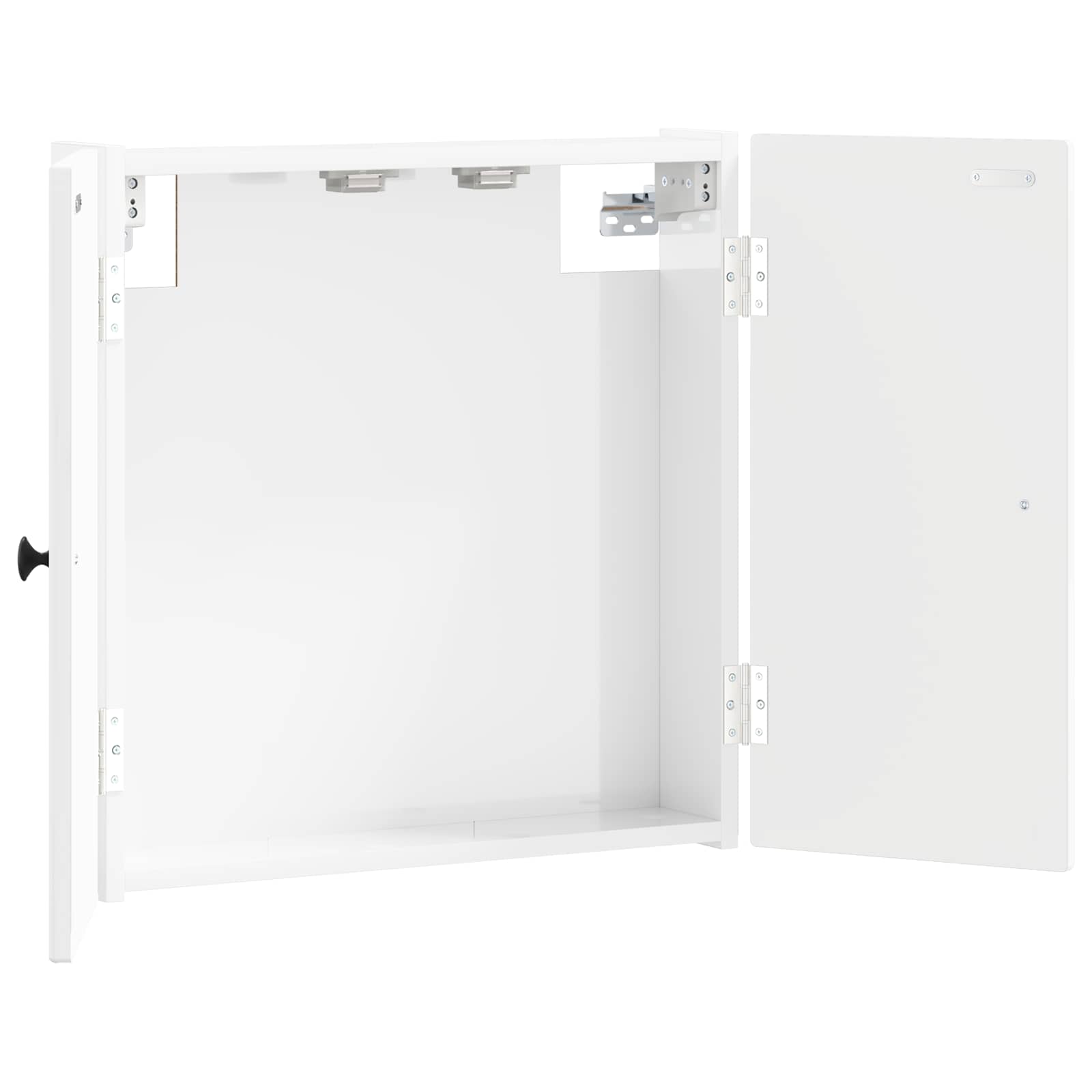 Dartboard Schrank EDE Hochglanz Weiß 52,5 x 10,5 x 53,5 cm