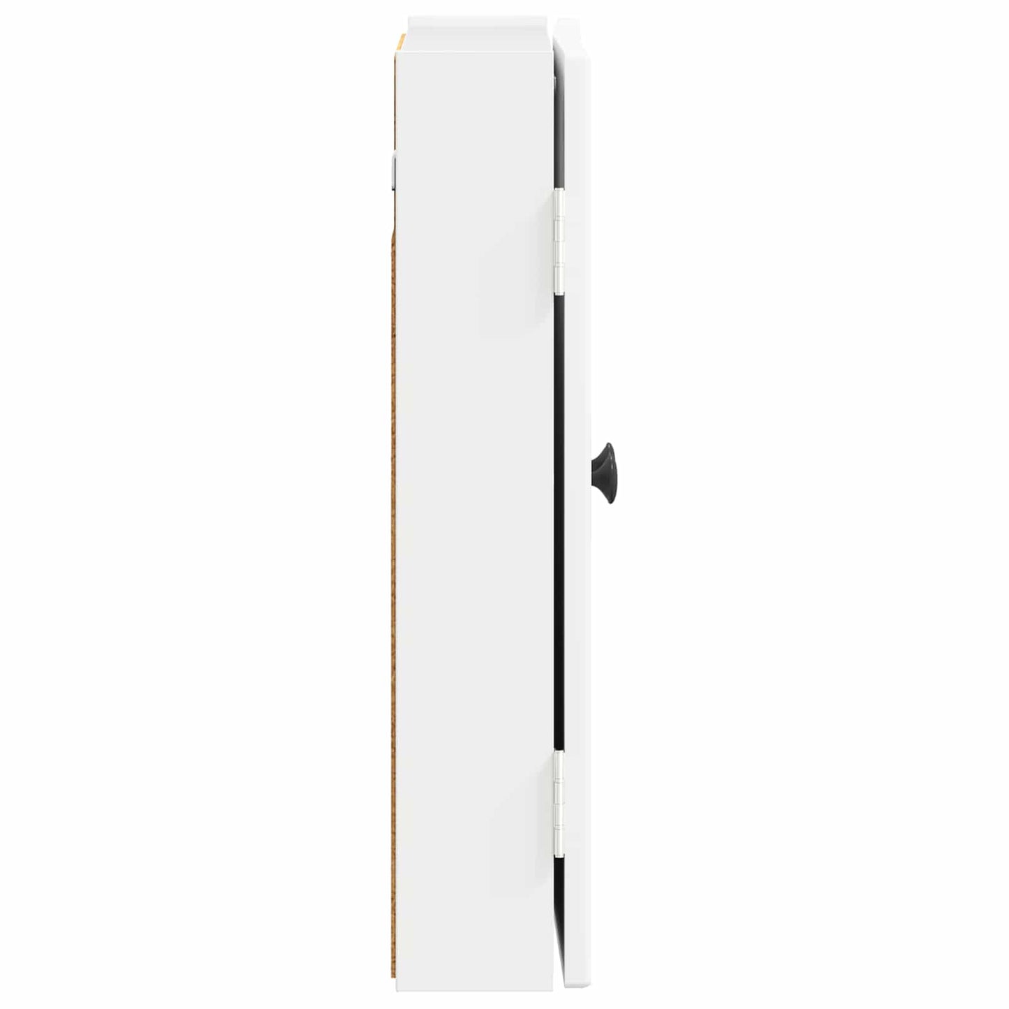 Dartboard Schrank EDE Hochglanz Weiß 52,5 x 10,5 x 53,5 cm
