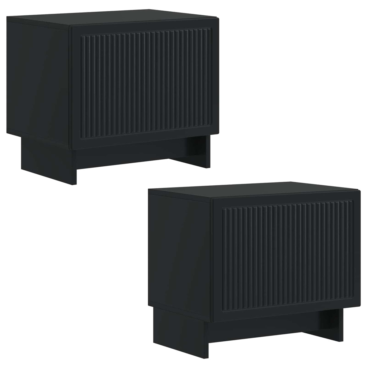 TV-Schrank Schwarz Holzwerkstoff