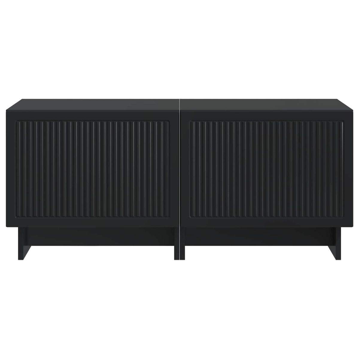 TV-Schrank Schwarz Holzwerkstoff