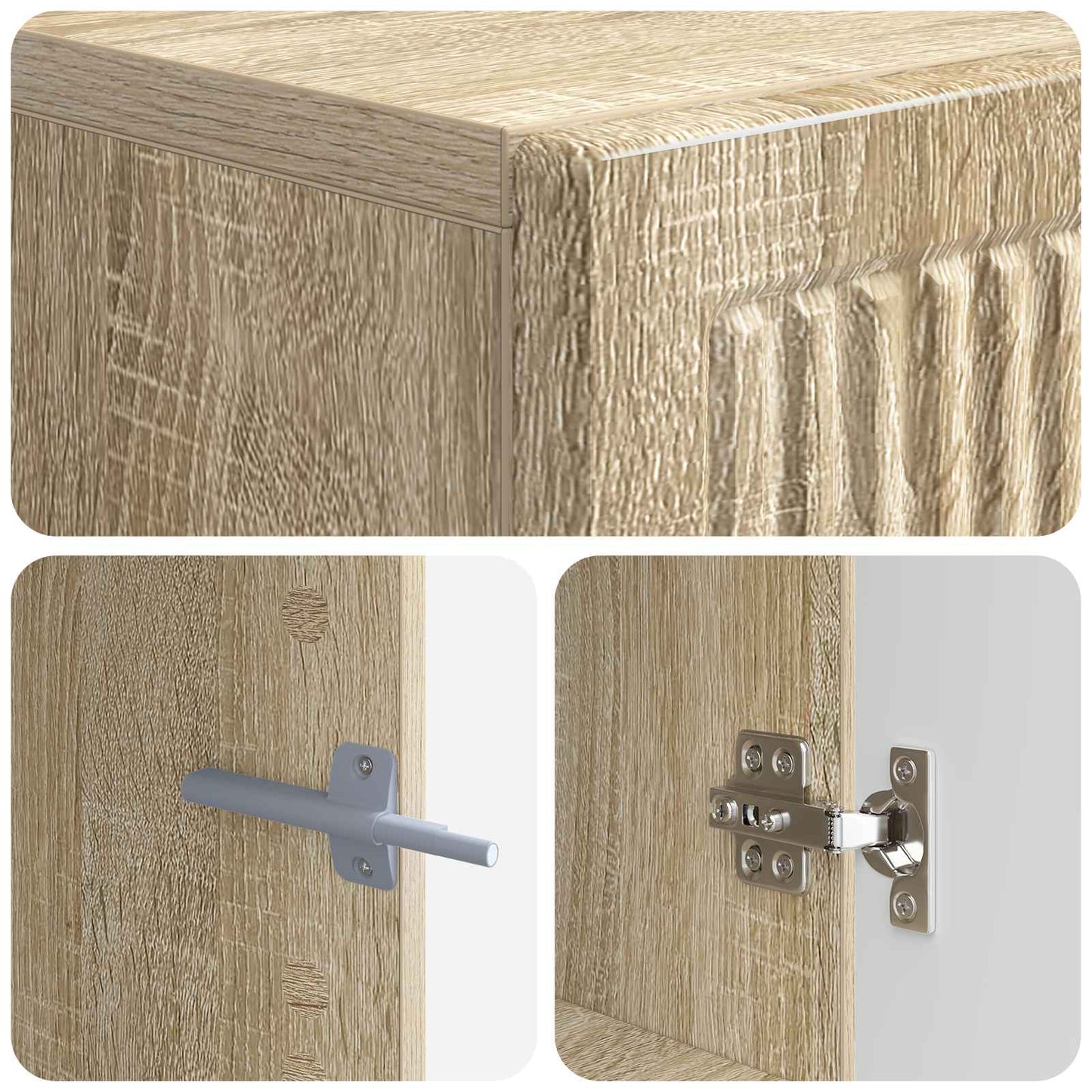 TV-Schrank Sonoma-Eiche Holzwerkstoff