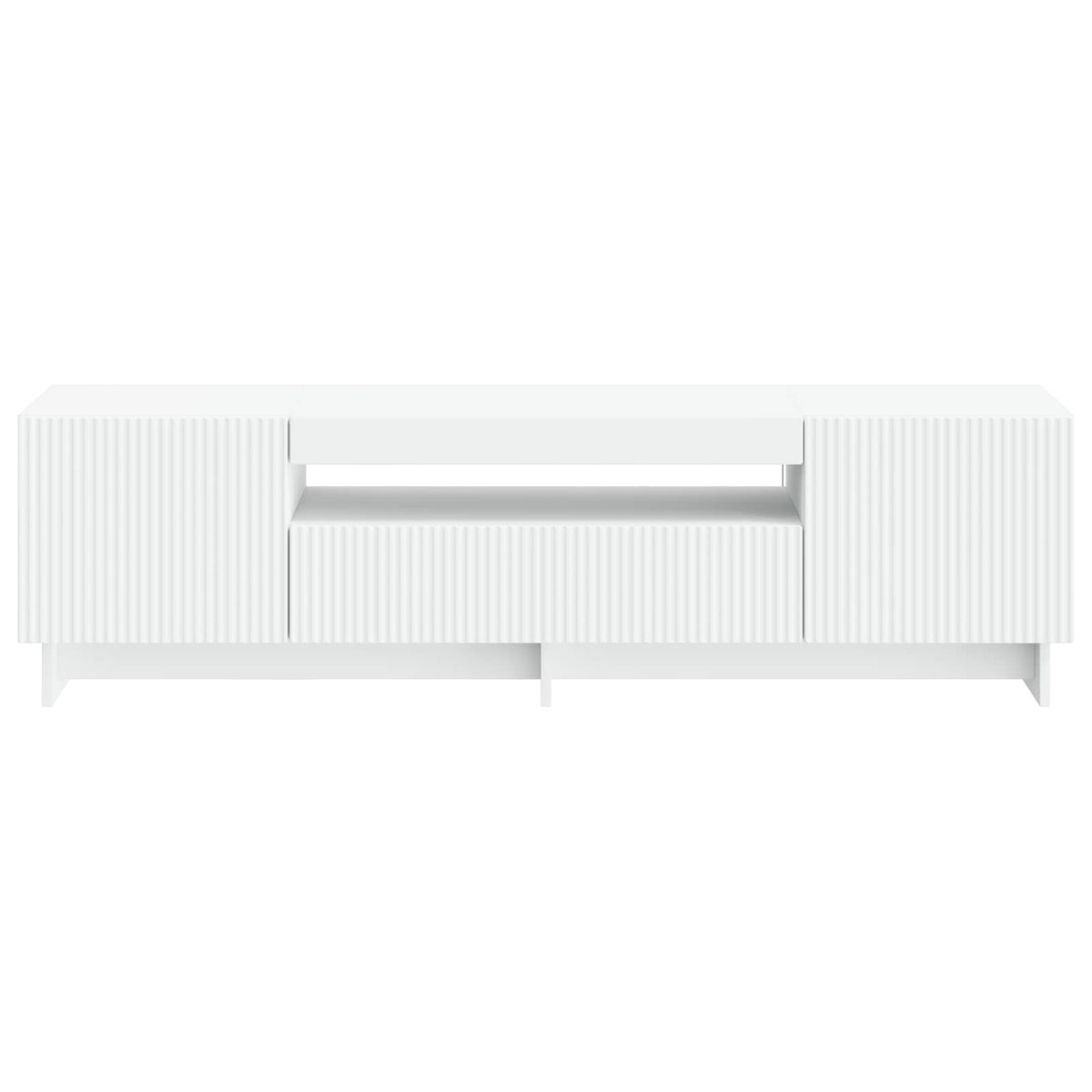 LED-TV-Schrank Weiß Holzwerkstoff