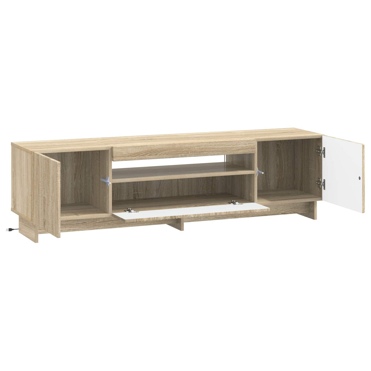 LED-TV-Schrank Sonoma-Eiche Holzwerkstoff