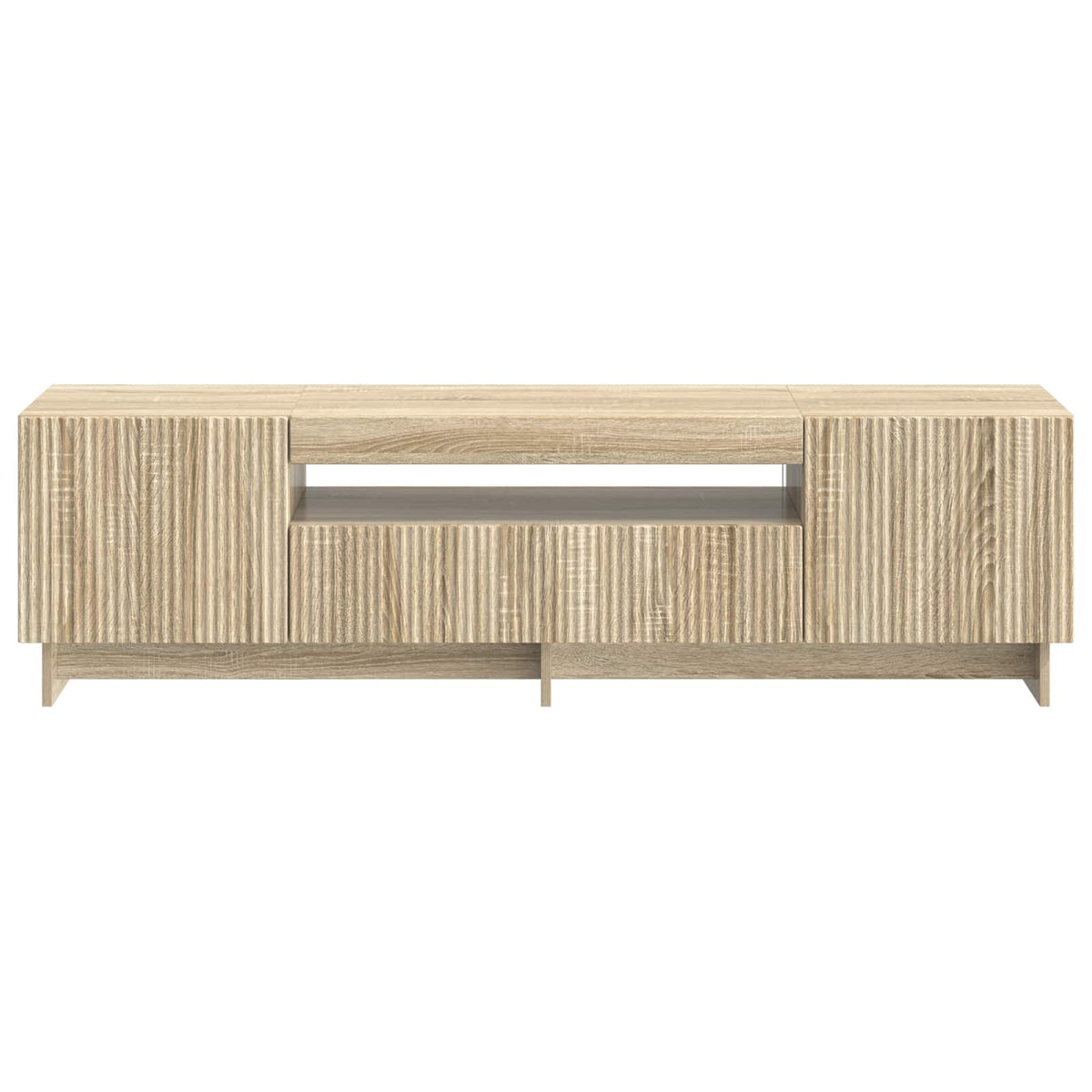 LED-TV-Schrank Sonoma-Eiche Holzwerkstoff
