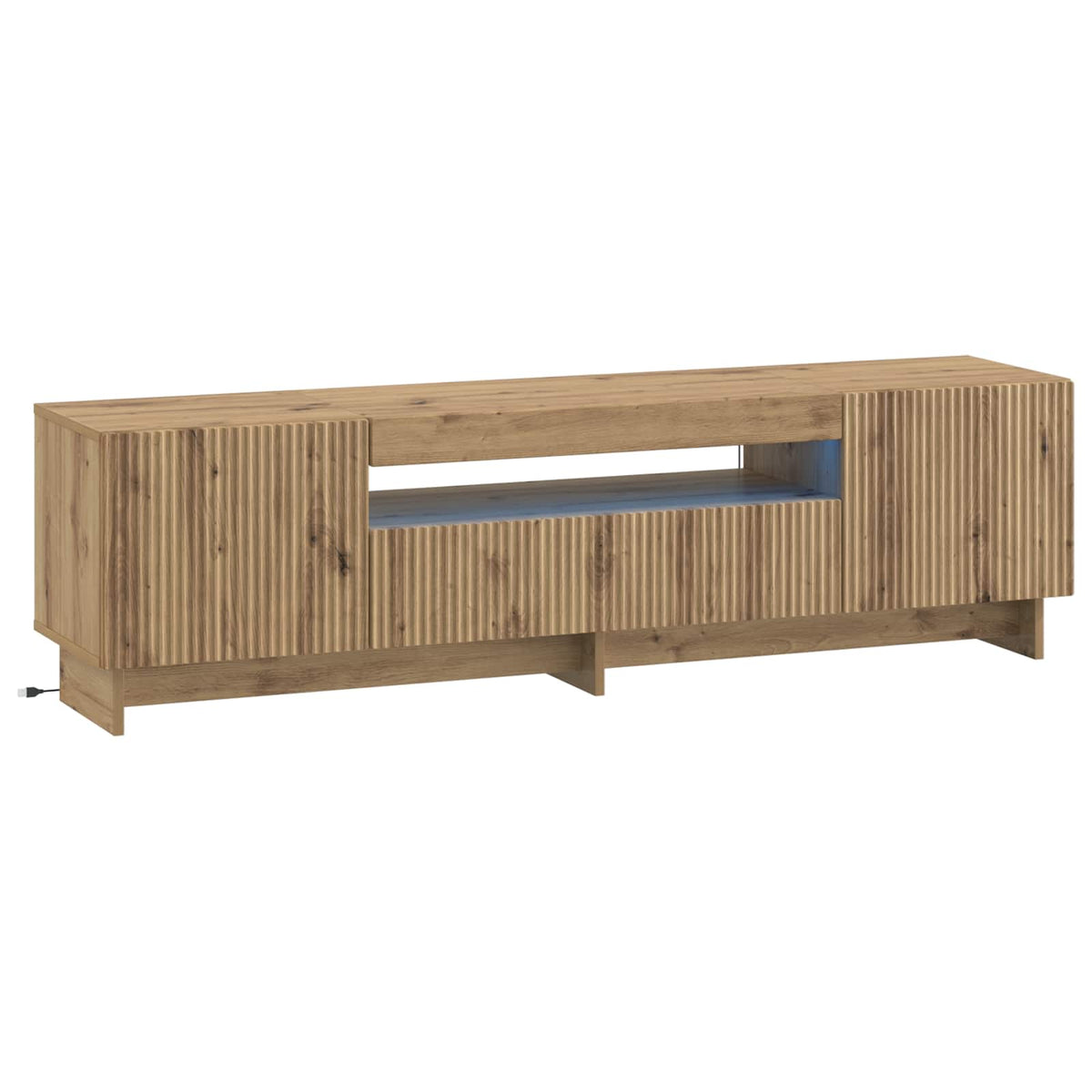 LED-TV-Schrank Artisan-Eiche Holzwerkstoff
